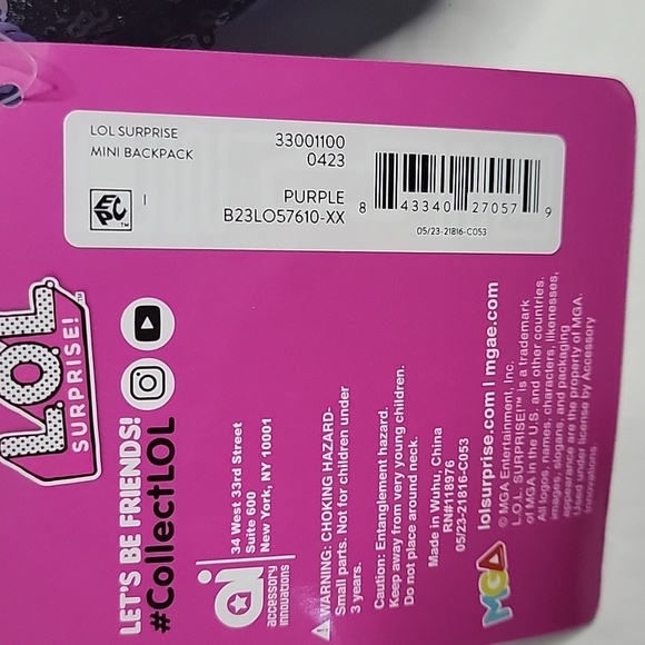 L.O.L. Surprise! Girls Always LOL Mini Backpack - Picture 7 of 8